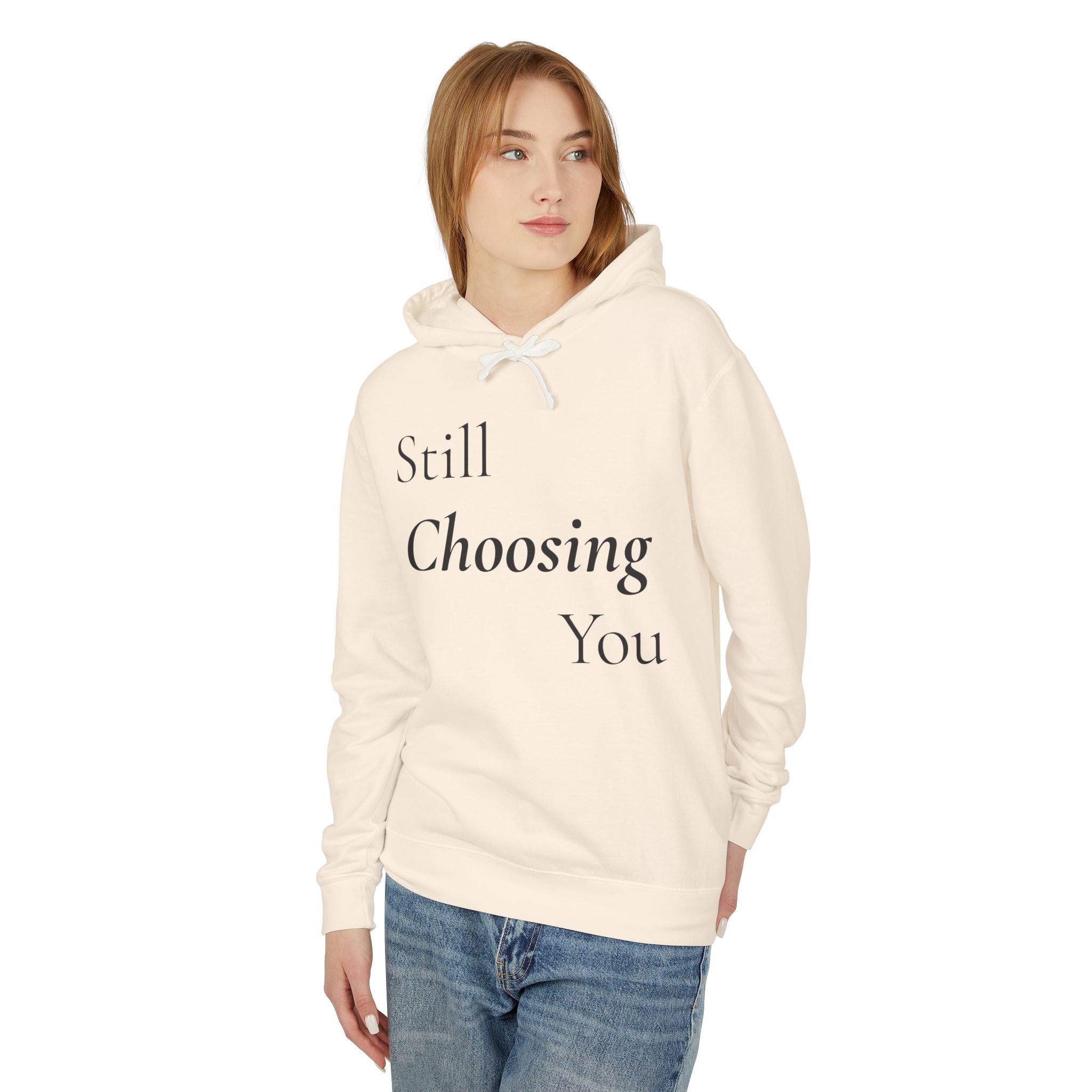 Unisex Lightweight Hooded Sweatshirt / Clothed In Kindness
