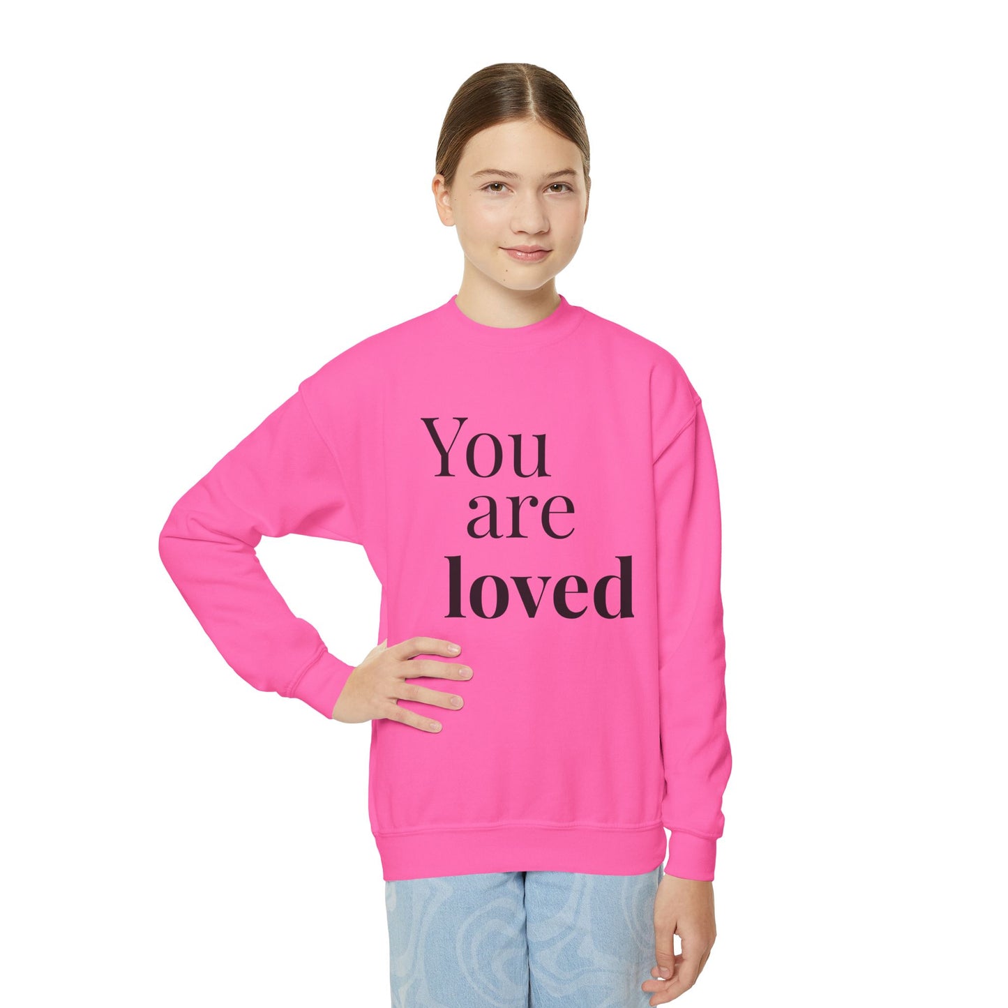 You Are Loved - Youth Sweatshirt / Clothed In Kindness