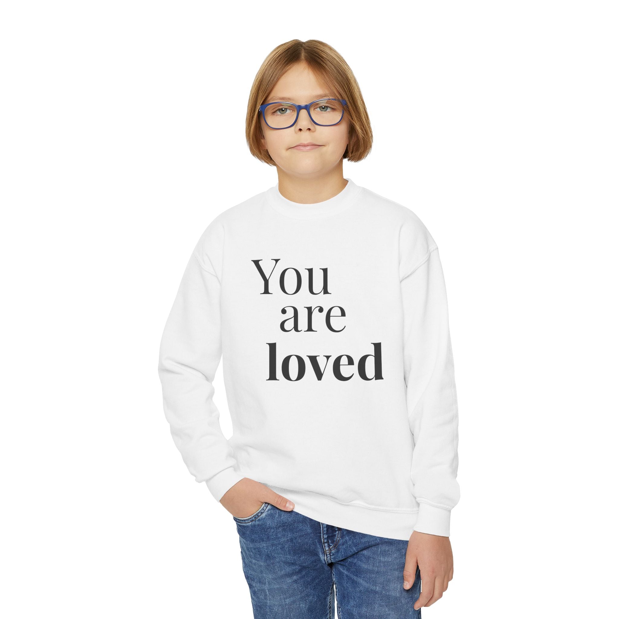 You Are Loved - Youth Sweatshirt / Clothed In Kindness