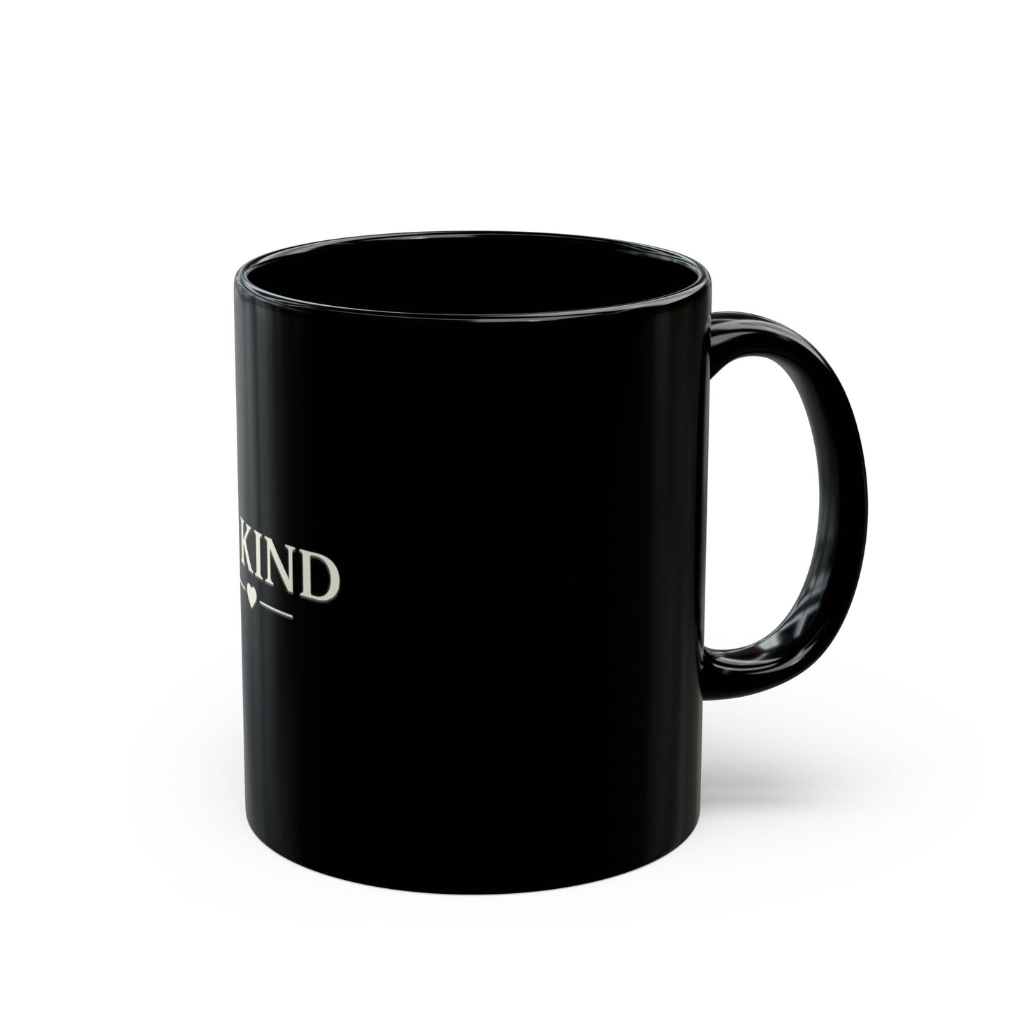 Be Kind — Black Mug (11oz)