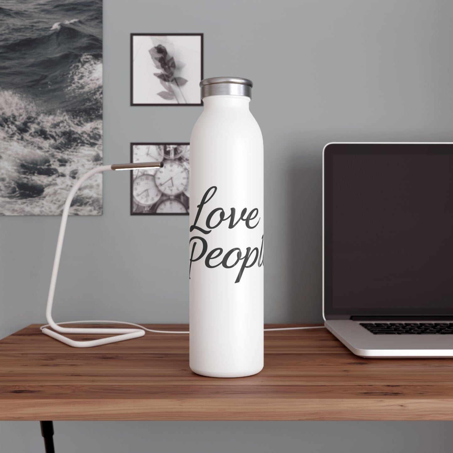 Love People — Slim Stainless Water Bottle