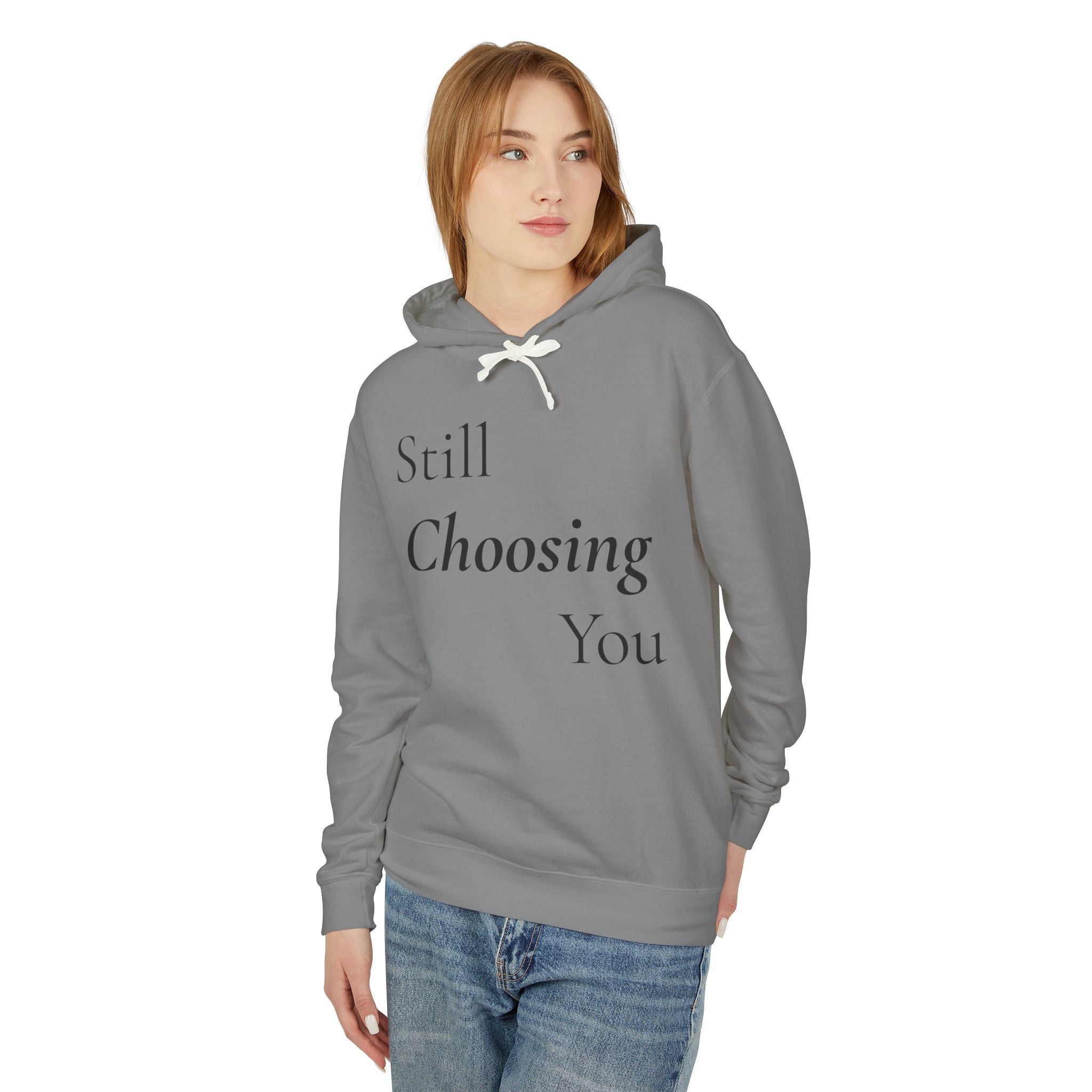 Unisex Lightweight Hooded Sweatshirt / Clothed In Kindness