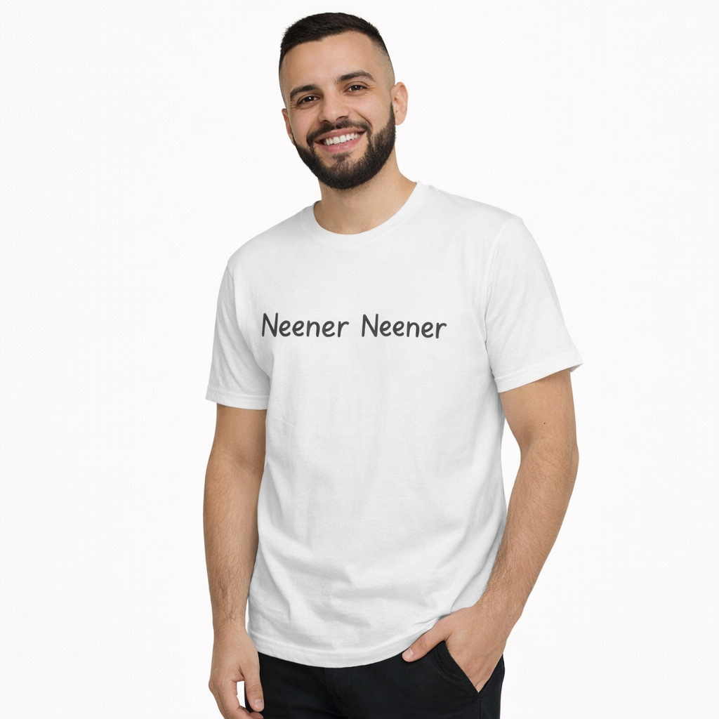 Neener Neener T-Shirt — Playful Quote Graphic Tee