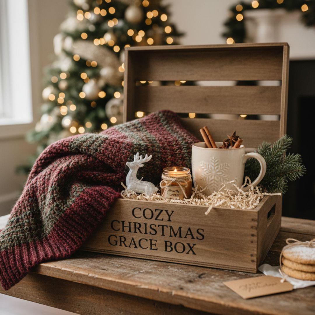 Cozy Christmas Grace Box — Clothed in Kindness product by A Pyle of Goodness Company