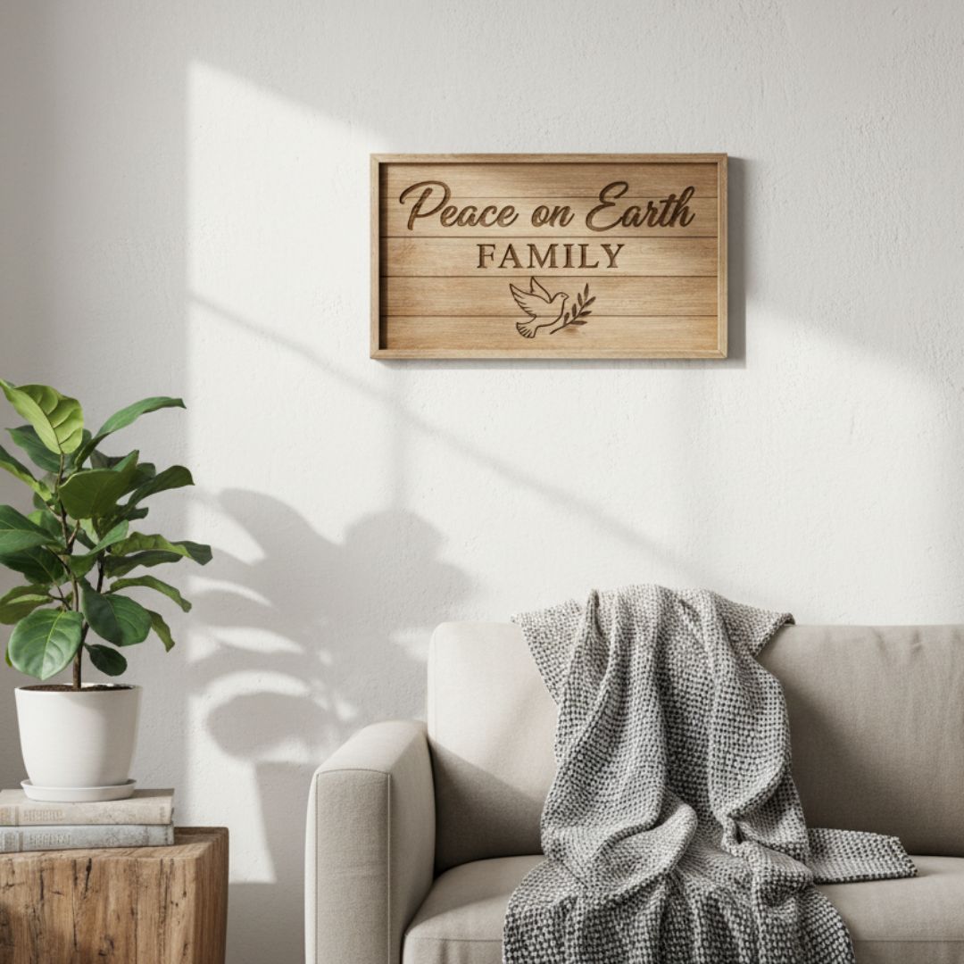 Peace on Earth Begins at Home — Clothed in Kindness product by A Pyle of Goodness Company