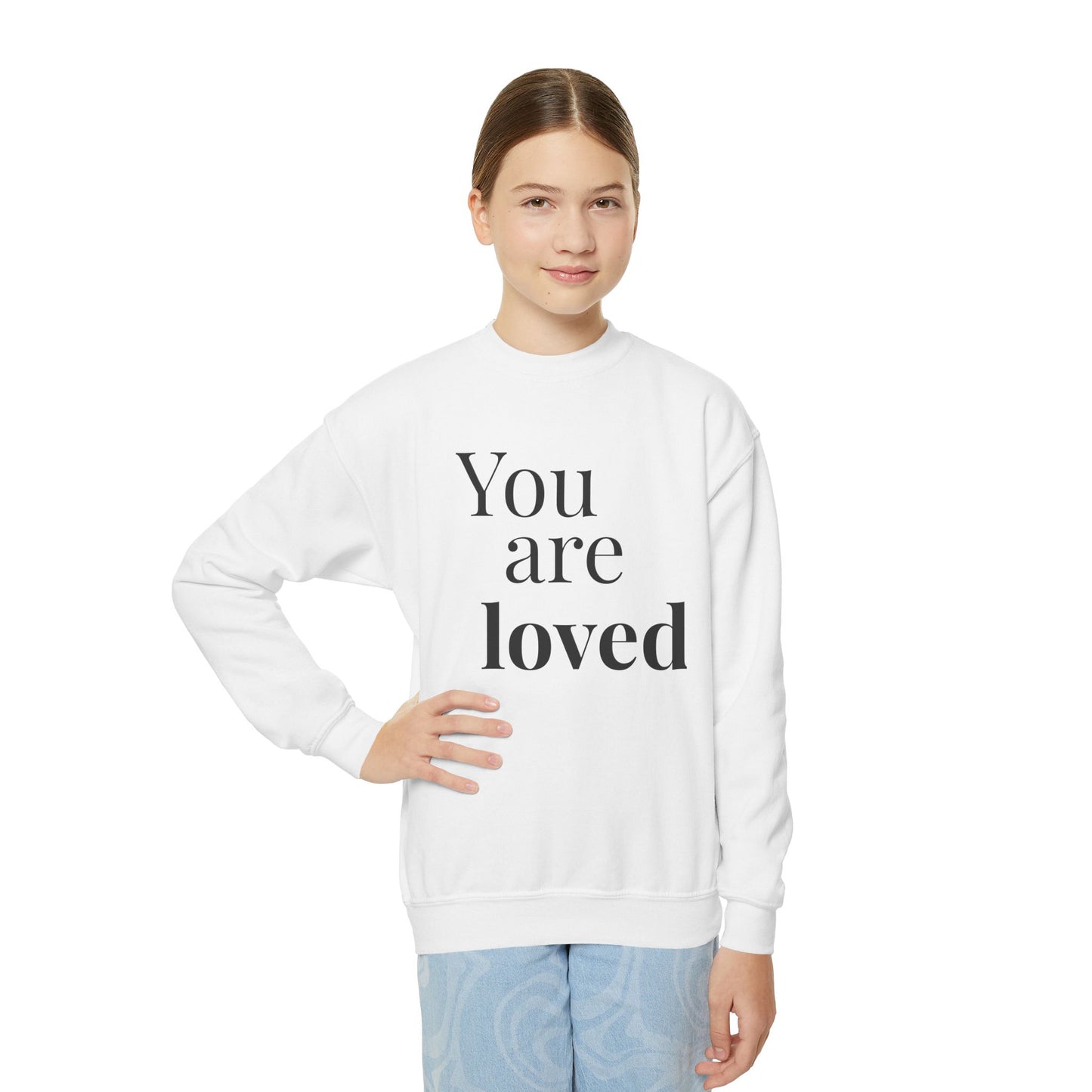You Are Loved - Youth Sweatshirt / Clothed In Kindness