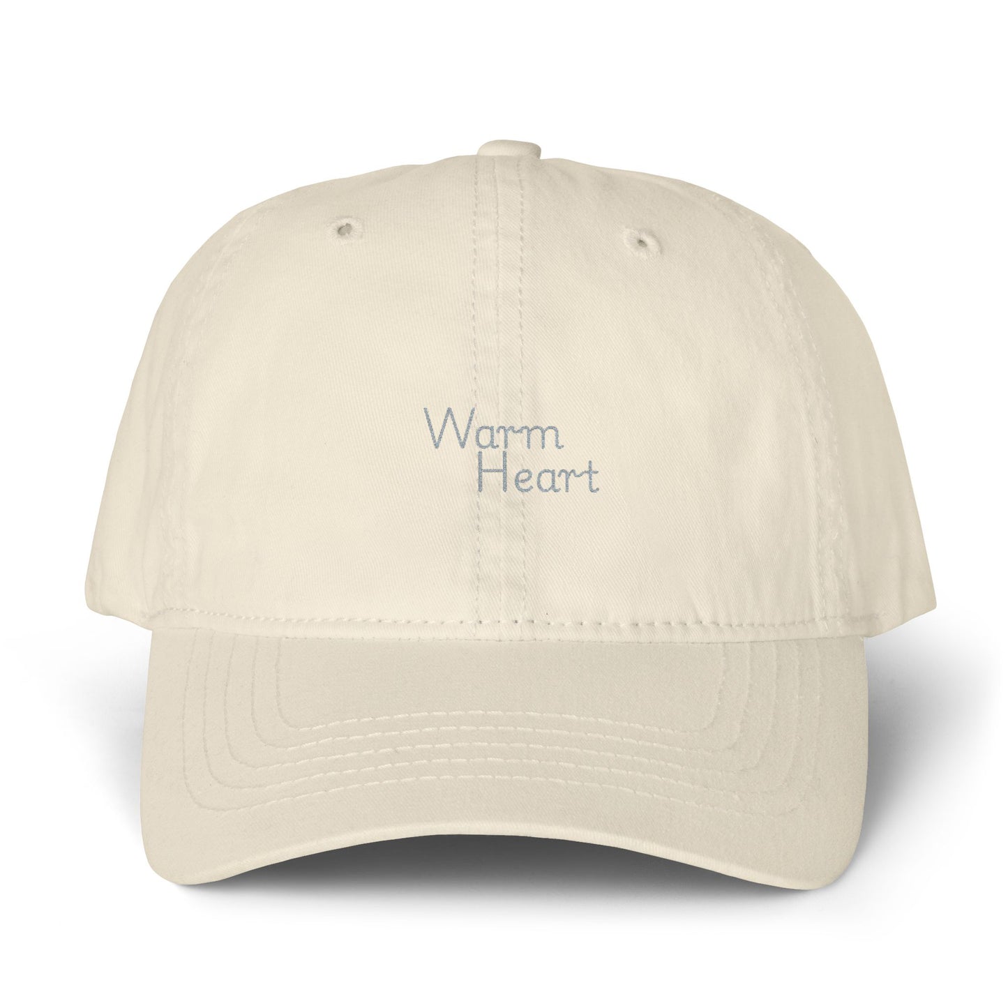 Warm Heart Cap - Women's Pigment-Dyed Cap with Fashion Undervisor (Embroidery)