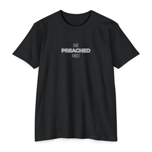 She Preached First — Comfort Colors T-Shirt