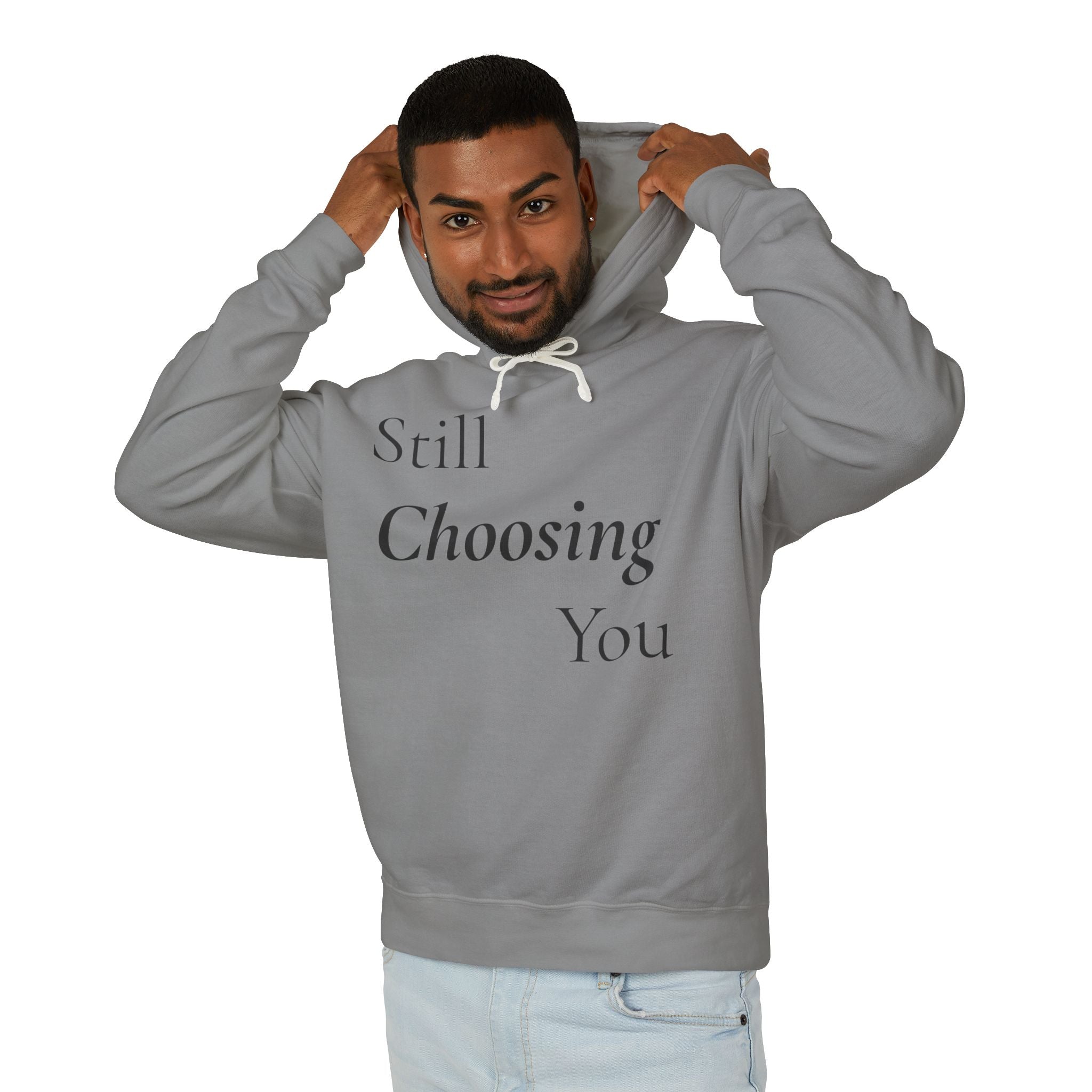 Unisex Lightweight Hooded Sweatshirt / Clothed In Kindness