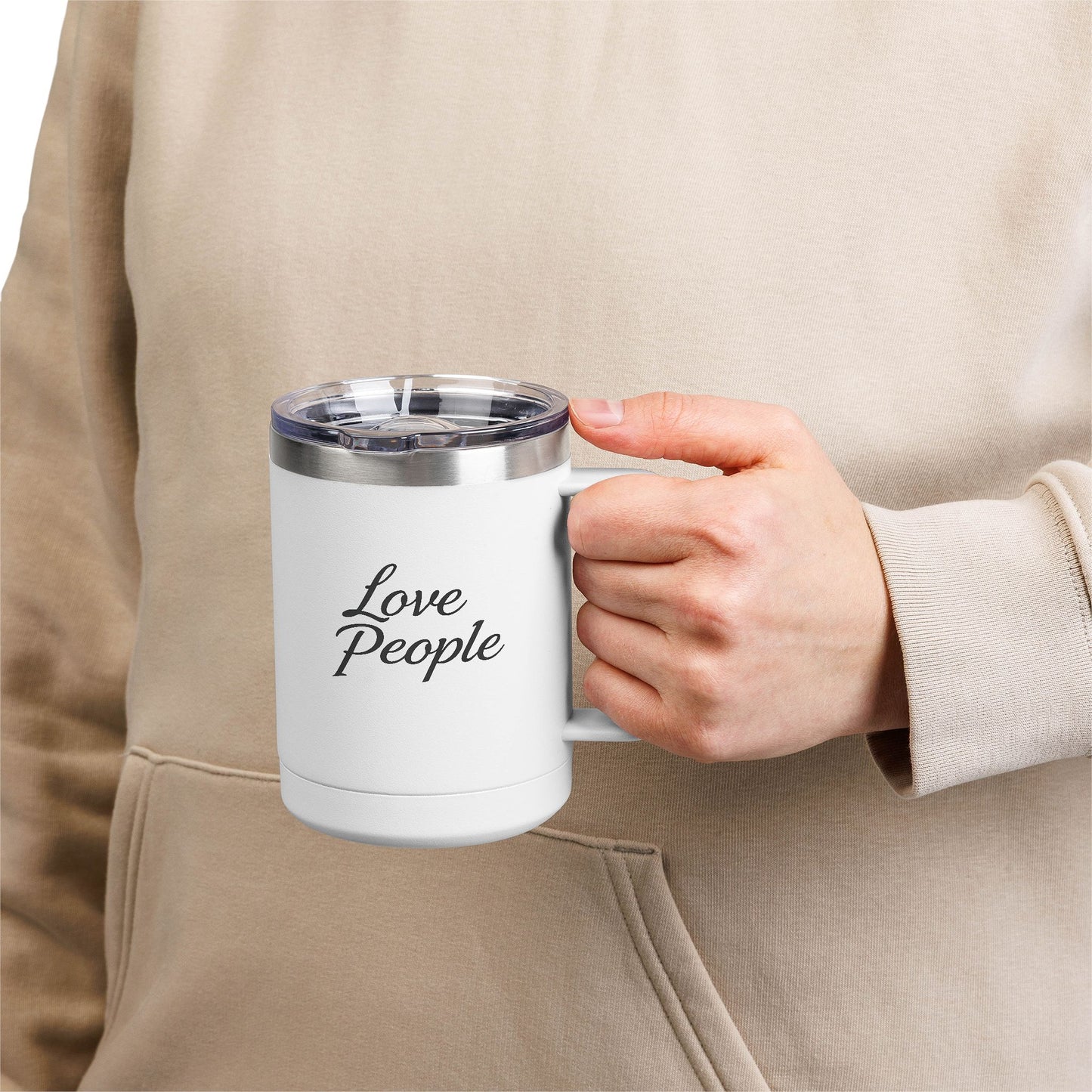 Love People — 15oz Insulated Coffee Mug