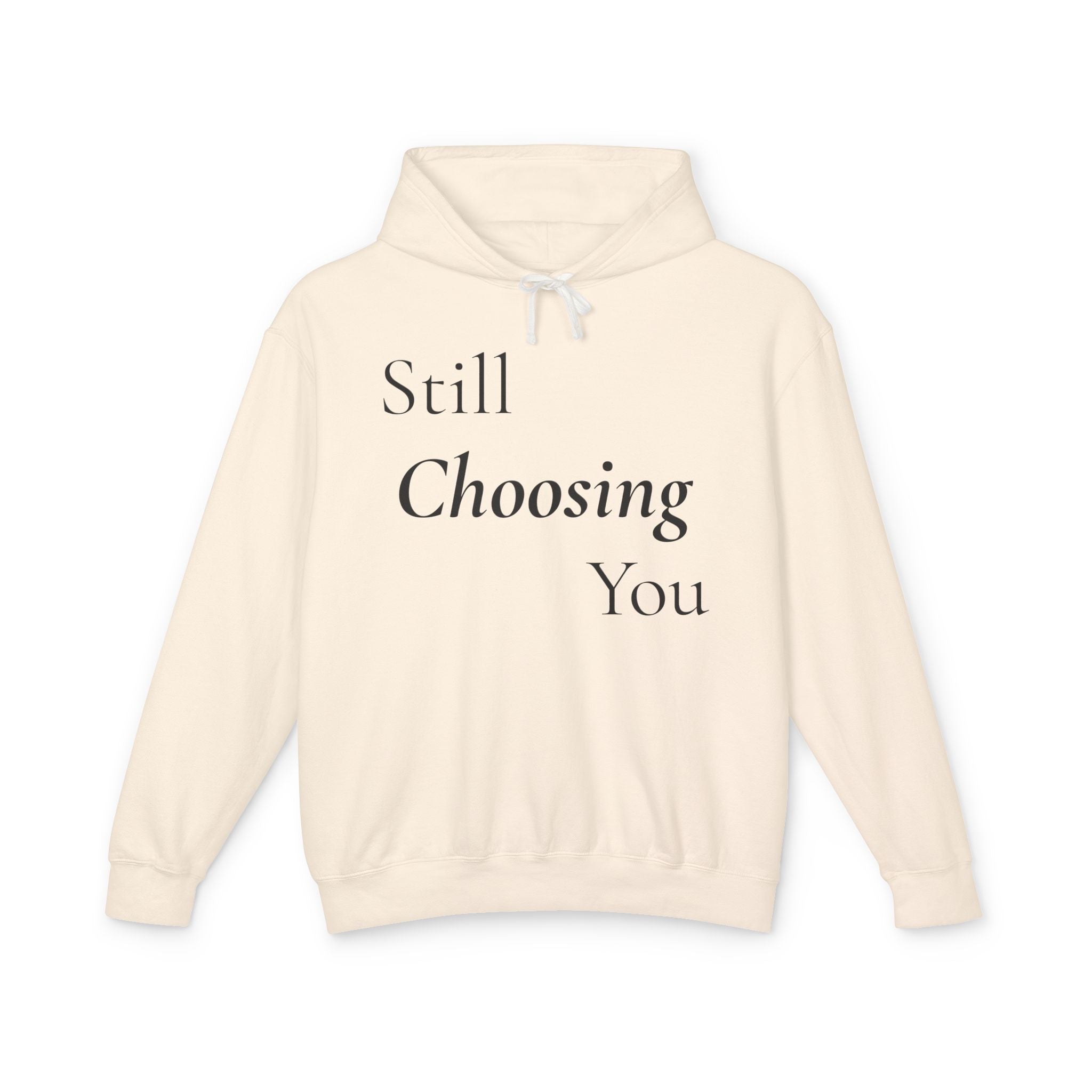 Unisex Lightweight Hooded Sweatshirt / Clothed In Kindness