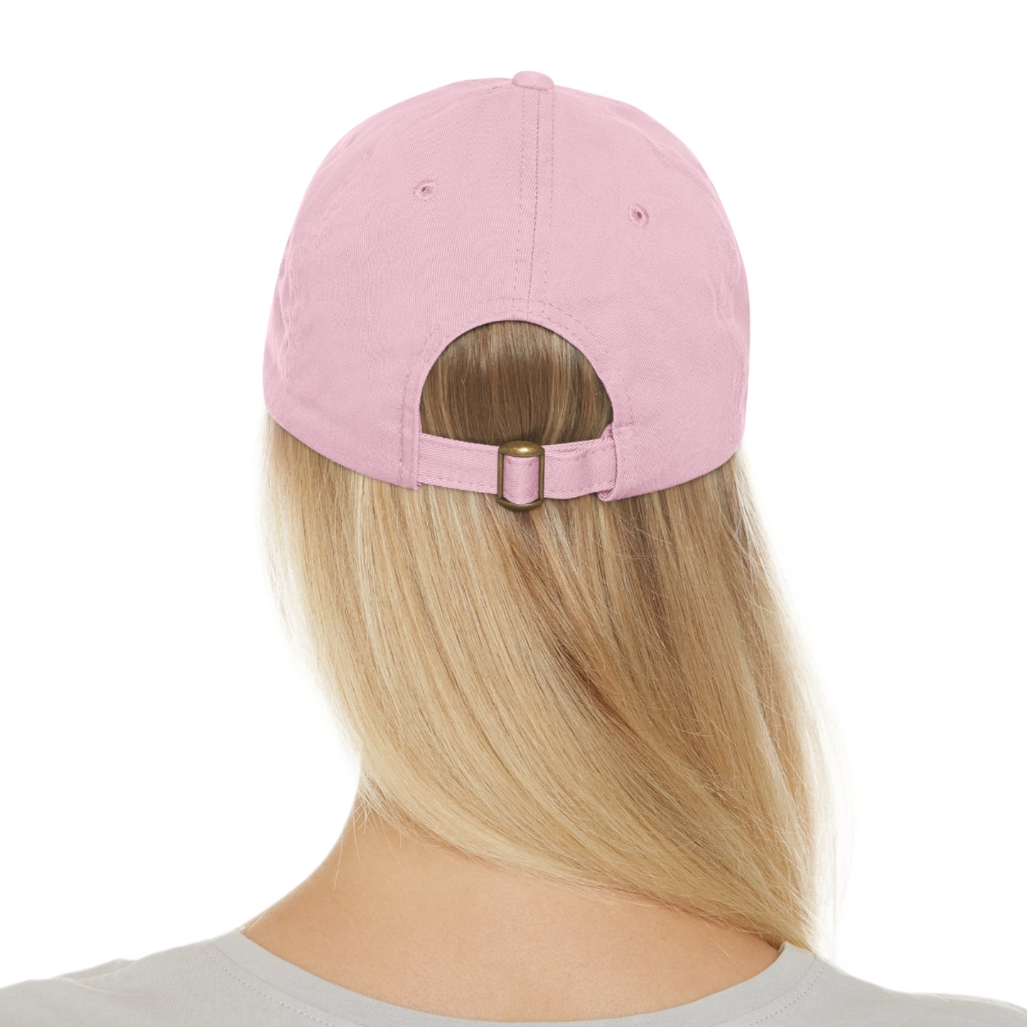 Believe in Yourself Dad Hat — Soft Leather Patch Cap