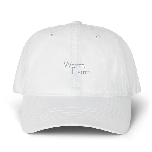 Warm Heart Cap - Women's Pigment-Dyed Cap with Fashion Undervisor (Embroidery)