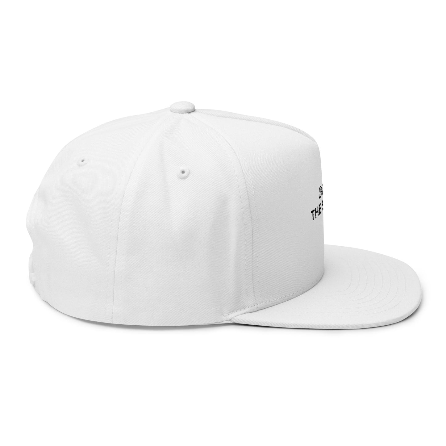 Drop The Stones — Embroidered Flat Bill Hat