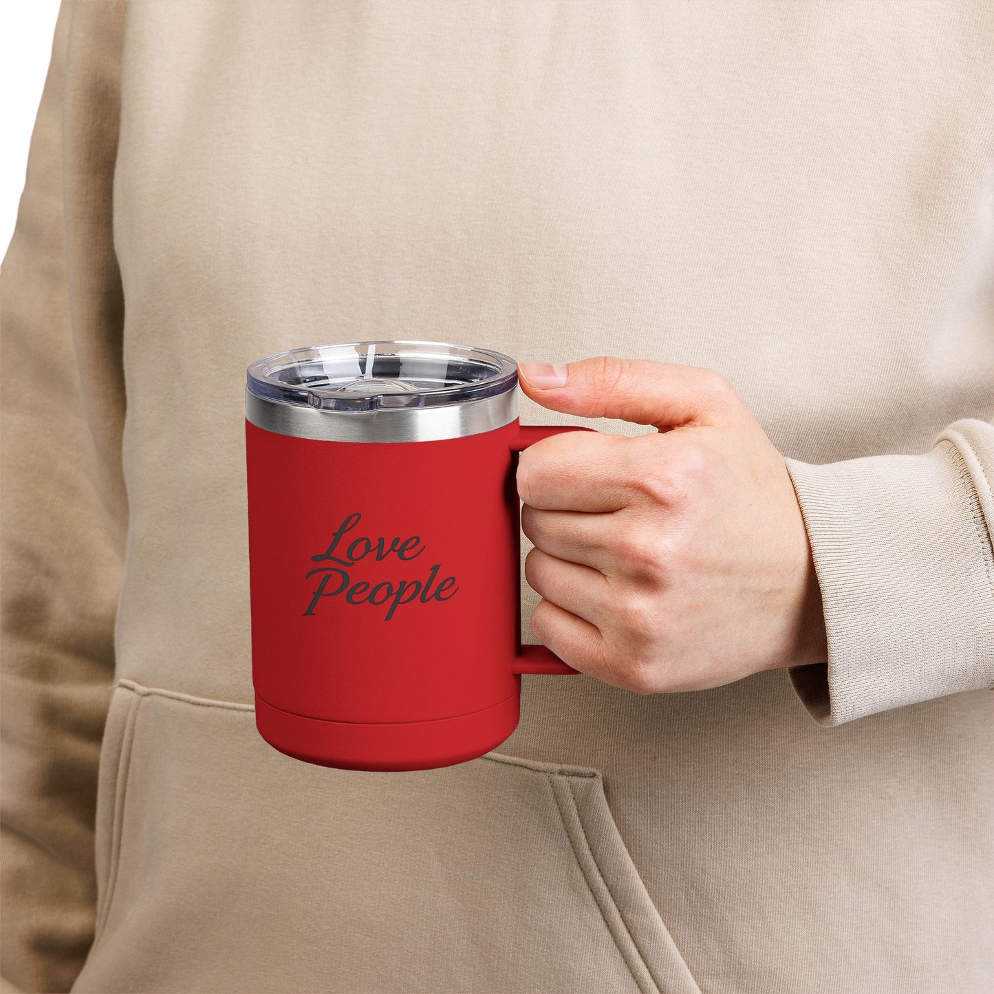 Love People — 15oz Insulated Coffee Mug