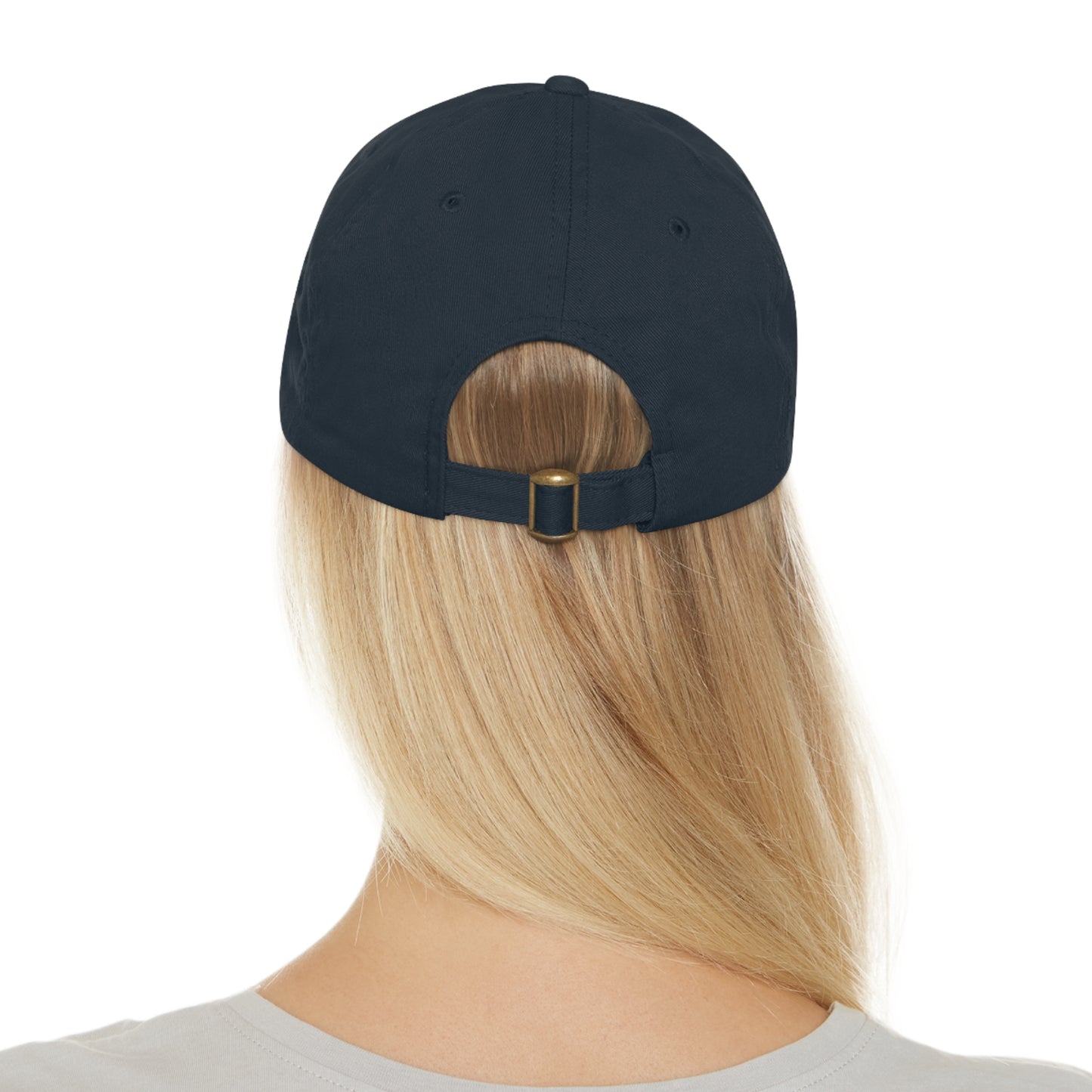 Believe in Yourself Dad Hat — Soft Leather Patch Cap