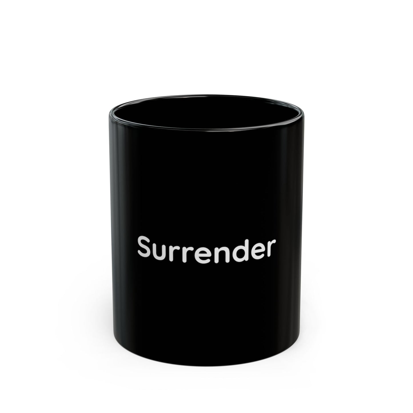 Surrender — Black Coffee Mug (11oz & 15oz)