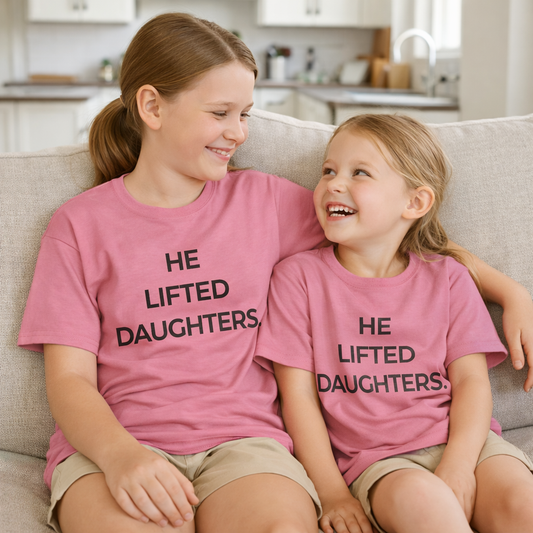 He Lifted Daughters Youth Tee