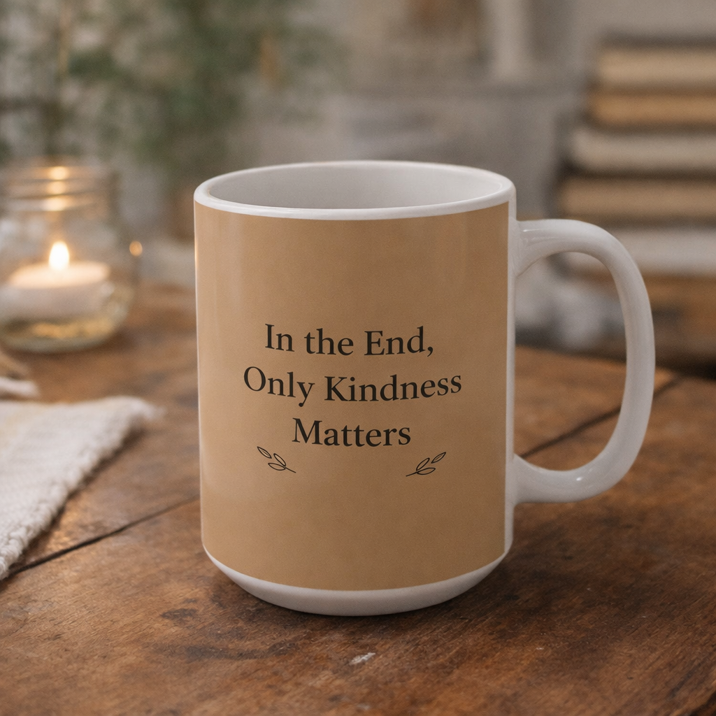 In the End, Only Kindness Matters — 15oz Mug